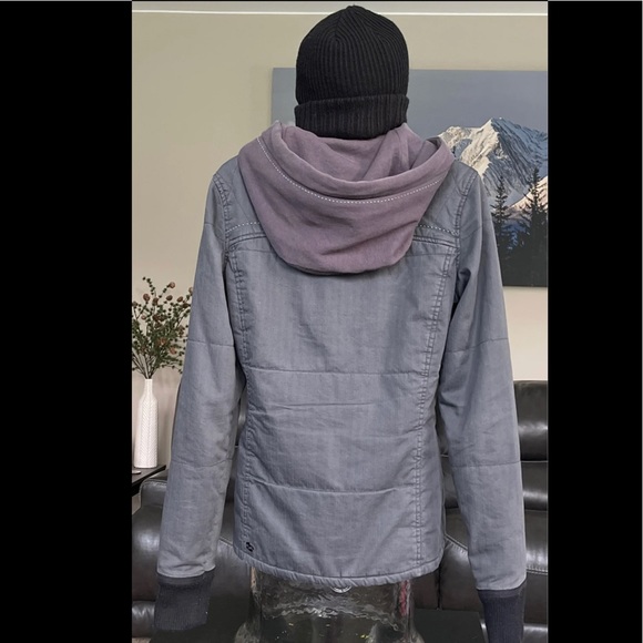 Billabong Grey Hooded Jacket, S, Very Good Condition - Picture 6 of 13